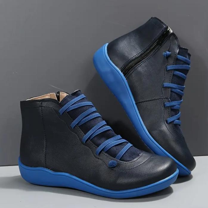 Женские ботинки в стиле ретро, однотонные ботильоны на шнуровке в стиле ретро, женские повседневные короткие ботинки, весенне-осенние ботинки