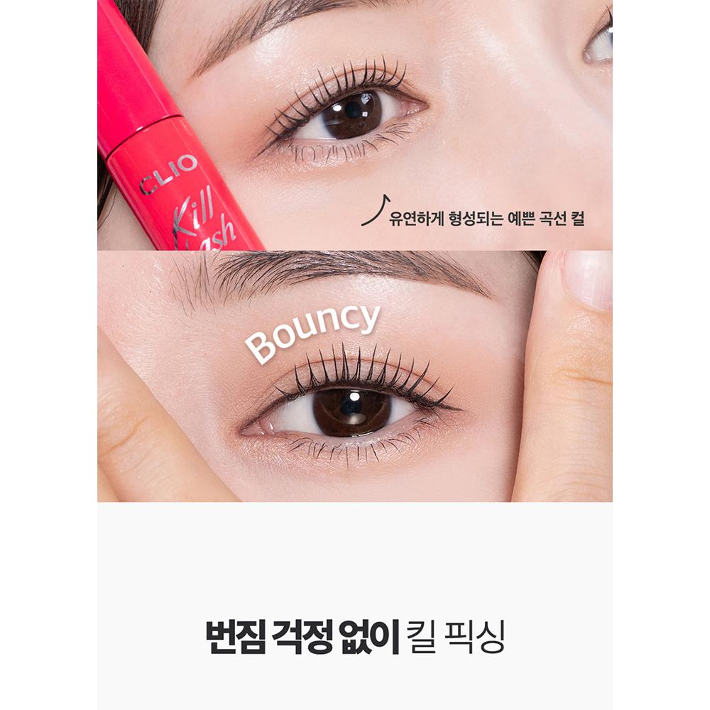CLIO Kill Lash Superproof Mascara 001 Long Curling (2pcs), Korean