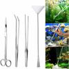 Tank Shovels Trim Tool Plants Wave Scissors Cleaning Tools Tweezers Scissors Aquarium Tools Kit