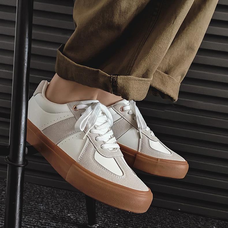 Весенние дышащие толстые уличные туфли мужские повседневные осенние рабочие туфли на мягкой подошве женские слипоны 36-45