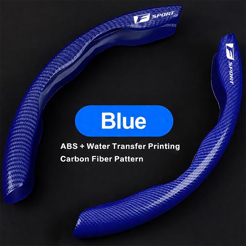 Для Lexus LS LC RZ IS350 ES300 GS350 CT200h GX460 LX570 RX500h NX300 UX260 LBX Автомобильный противоскользящий чехол на руль из углеродного волокна