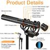 Shotgun Microphone, COMICA CVM-VM20 Professional Super Cardioid Microphone with Shock Mount, Camera Microphone For Video Record