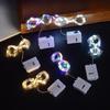LED Cake Bouquet Lantern String Lights with Adjustable Brightness In a Small White Gift Box