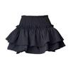 Ballet Style Ruffled Midi Skirt: Women's High Waist A-Line Puff Skort