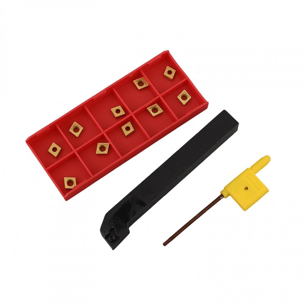 Универсальный набор держателей инструментов со вставками CCMT060204HM VP15TF для токарной обработки