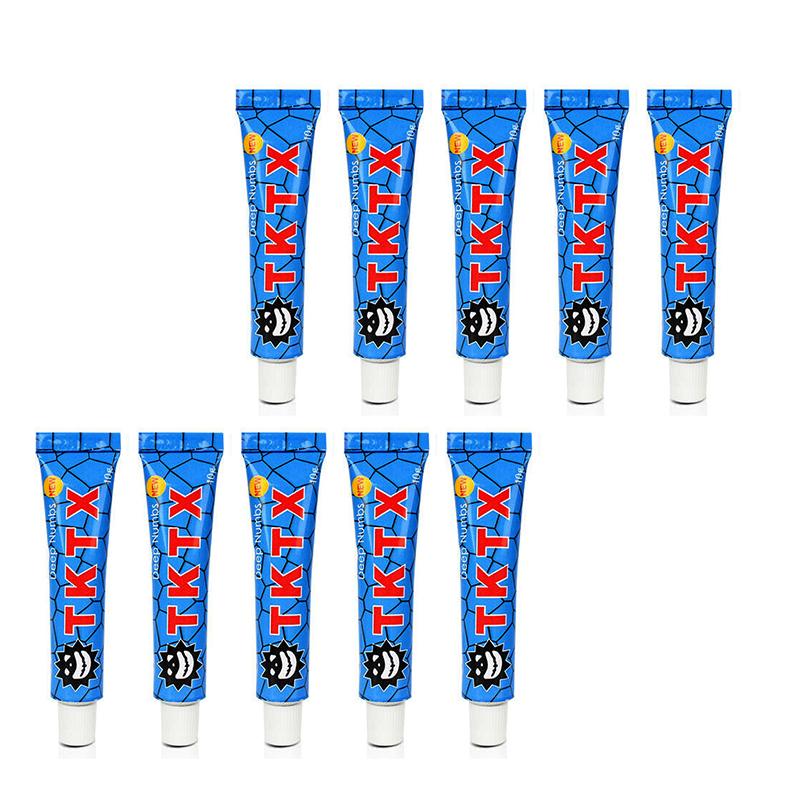 TKTX Обезболивающий крем для татуировок 10шт 10г 40%-55%-75%