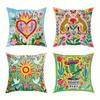 Декор для дома Красочные наволочки с цветочным и животным узором Наволочка с узором Подходит для дивана Спальни Автомобиля Наволочка