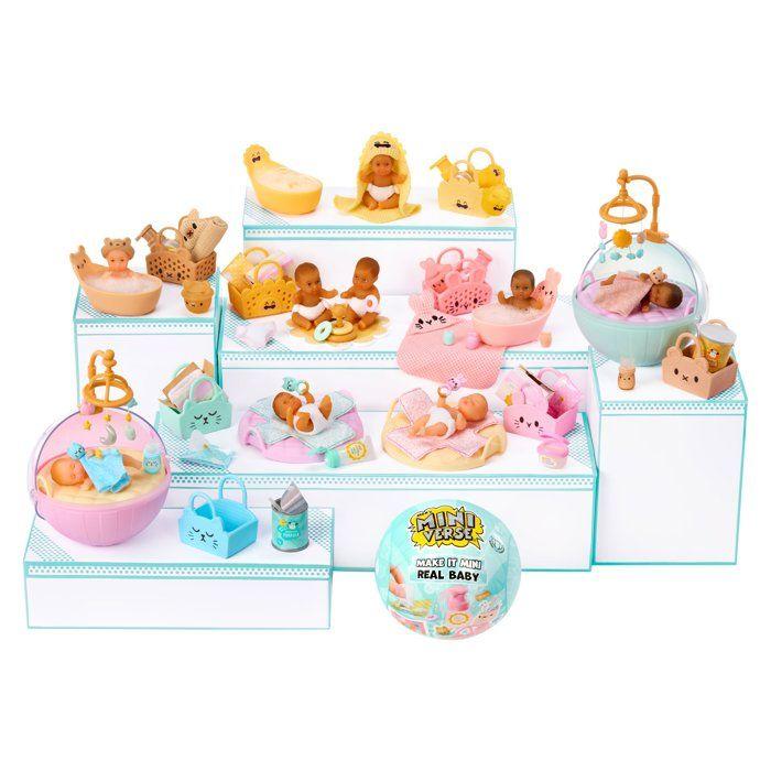 MGA's Miniverse - Make It Mini - Real Baby - 8 objets de puériculture collectionner - Dès 8 ans - Aléatoire