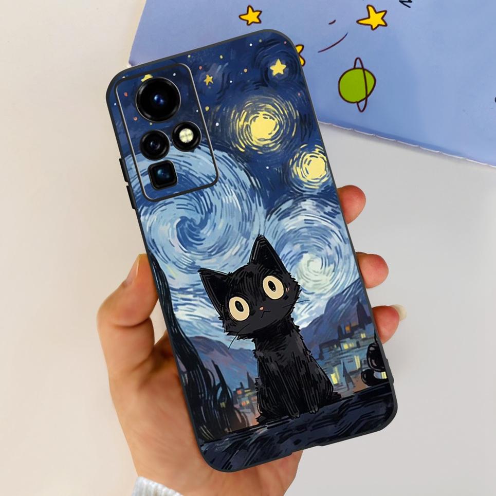For Infinix Zero X Pro Case Zero Ultra 5G Back Cover Infinix Zero 30 4G 5G  Zero 8 8i Coque Skull Cool Style Cartoon Soft Bumper