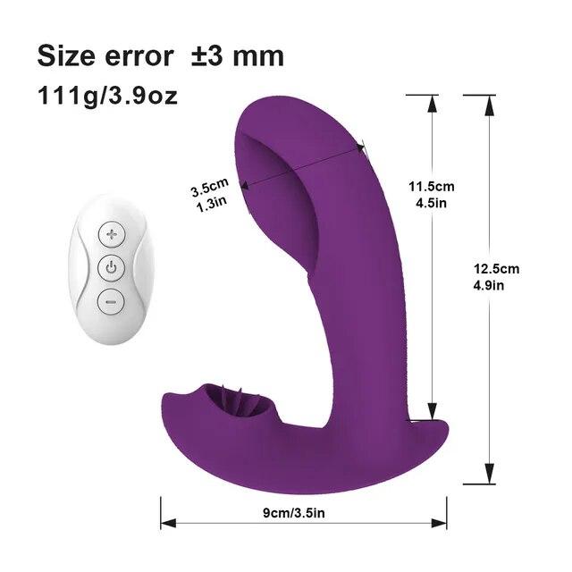 2 в 1 носимый фаллоимитатор для лизания языка, вибратор для женщин, мастурбатор для оргазма, трусики, эротическая игрушка, стимулятор точки G, клитора, секс-игрушки