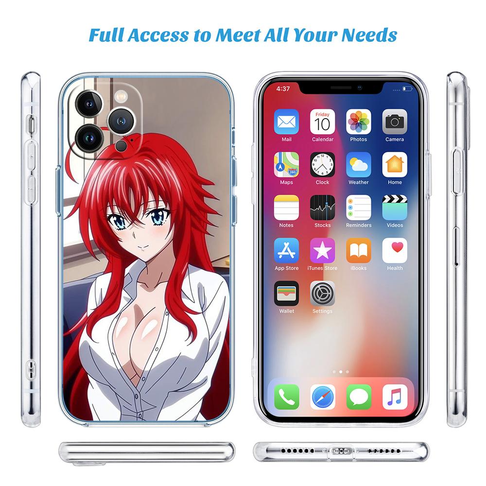 LO84 Rias Gremory Phone Case for Motorola Moto E13 E15 E20 E22 E22I E22S E30 E32 E40 E7 E7I G Plus Power Play Stylus G22 G14