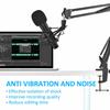 SUNMON SM58 Microphone Shock Mount Holder with Foam Windscreen, Vibration and Noise Absorbing, Pop Filter, Ideal for SM58-LC and SM58-CN Dynamic Micro
