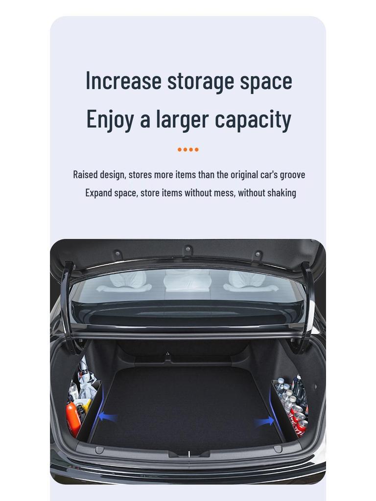 Водонепроницаемый коврик в багажник и набор органайзеров Toyota Avalon для декора интерьера