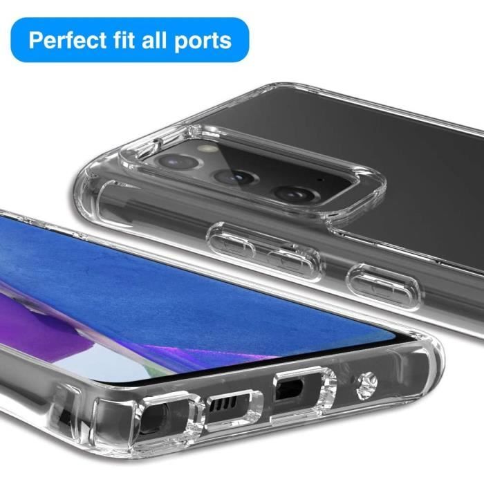Housse coque pour Samsung Galaxy Note 20 Avec Verre Trempé Protection ecran (X2]