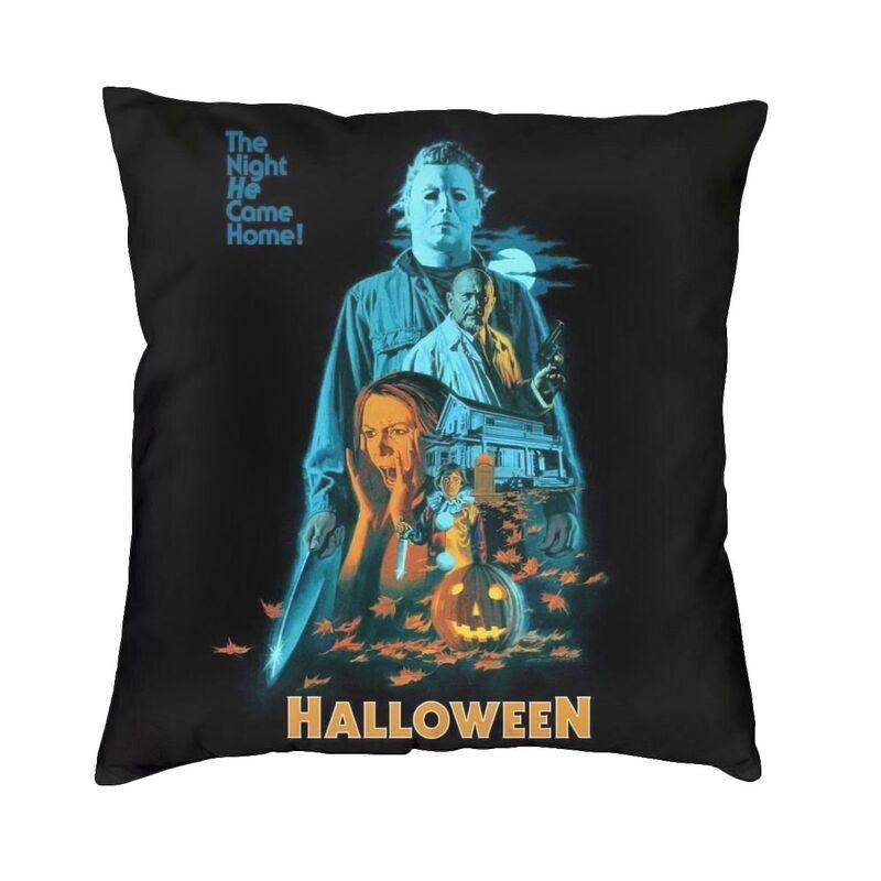 Stripes And Bats Nordic Throw Pillow Cover Home Decor Goth Occult Witch Halloween Chair Cushion xcm Decorative Cushions