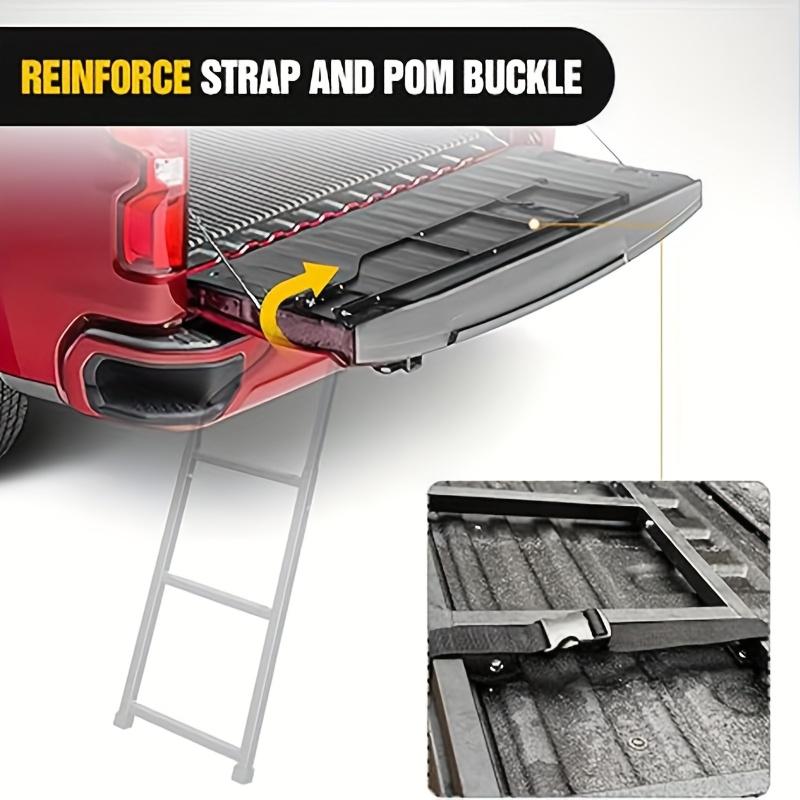 Universal Trucks Tailgate Ladder Foldable, Height Adjustable for Truck Tailgate Ladder/ Universal Extension Step Ladder