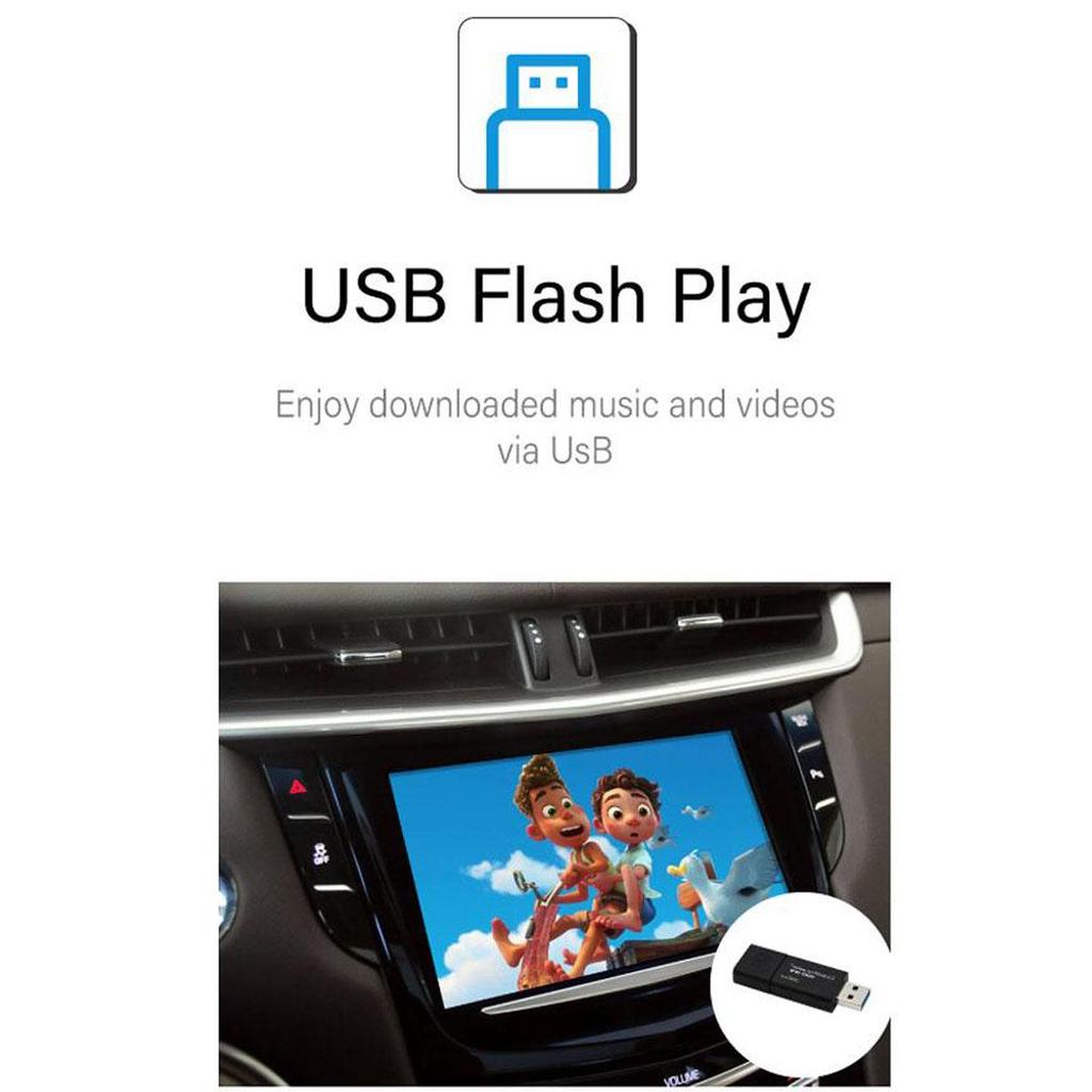Sinairyu Беспроводной автомобильный комплект CarPlay Android Auto с функцией Mirror Link, совместимый с GPS-навигацией Cadillac ATSL 2014-2016