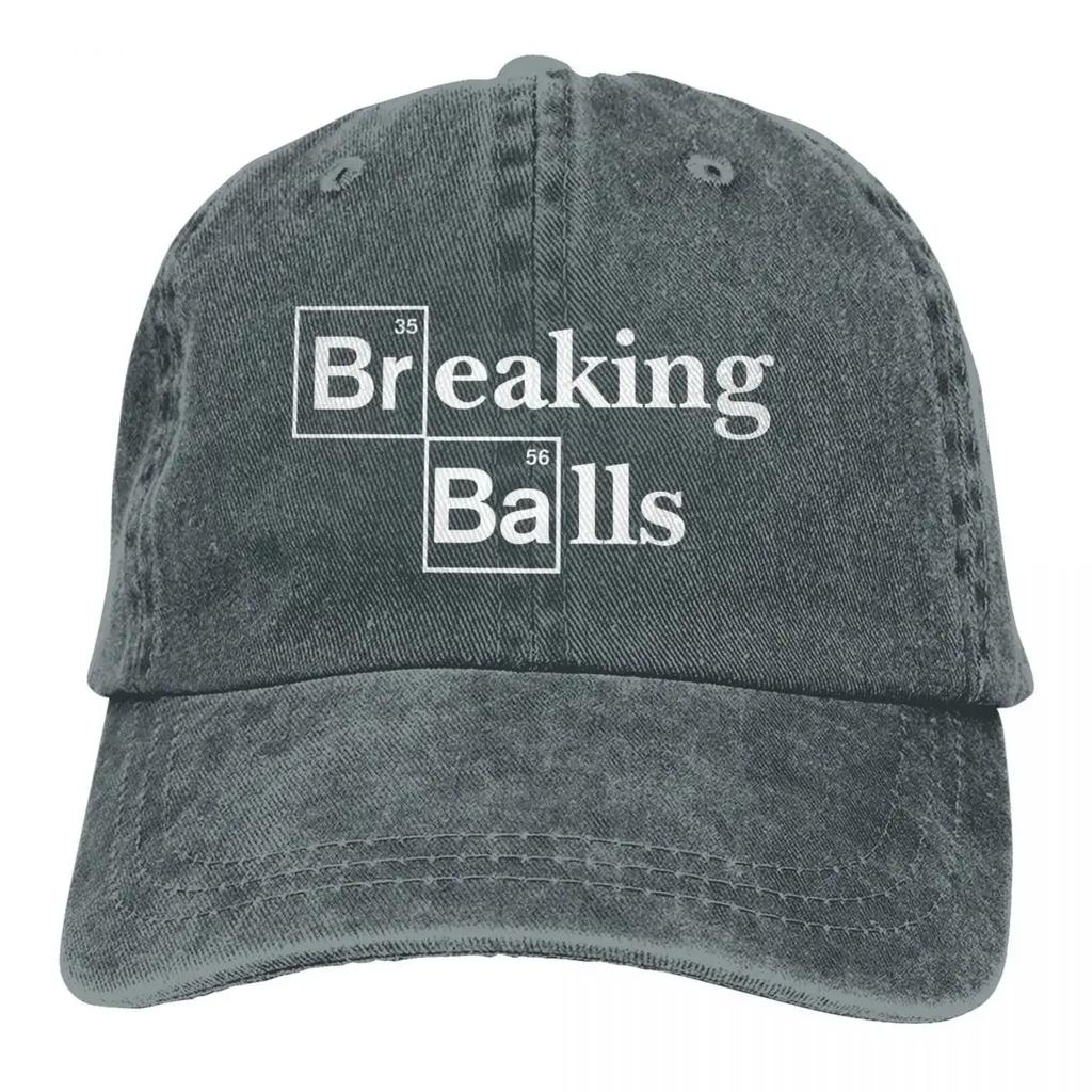 Мужская бейсболка Breaking Balls Trucker Snapback Ковбойские кепки Dad Hat Breaking Bad Walter White TV Golf Hats