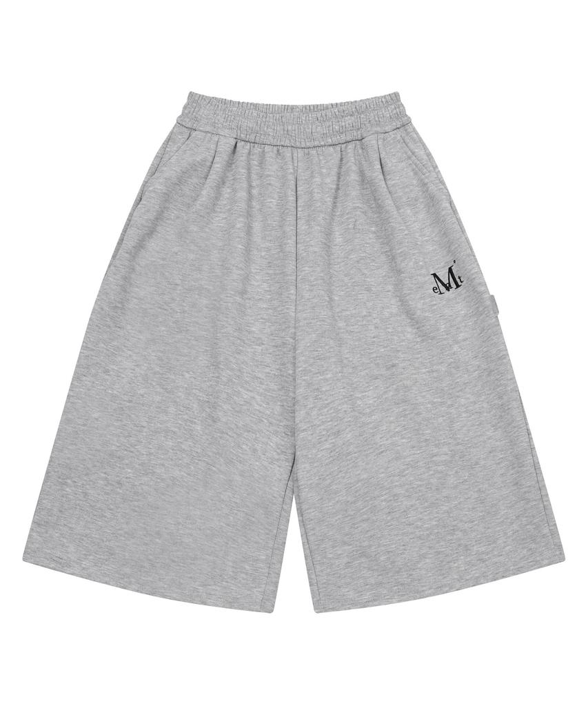 MUCENT Hammer Side Pocket Carpenter Sweat Bermuda Pants Unisex (3 Colors)