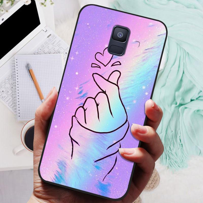 Для Samsung Galaxy A8 Plus 2018 Чехол Черная Крышка Лев Волк Силиконовые Мягкие Задние Чехлы Для Samsung A8 2018 A530 A530F Чехол для телефона