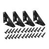 4x Heavy Duty Gusset Joints Bracket Corner Brace Angle Support Brackets with Screws Shelf