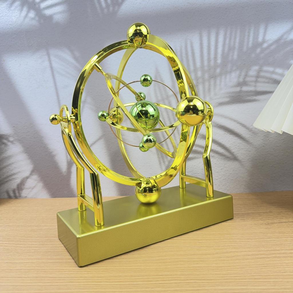 Небесный Хаотичный Орнамент: Вечный двигатель с левитирующими качелями для домашнего декора