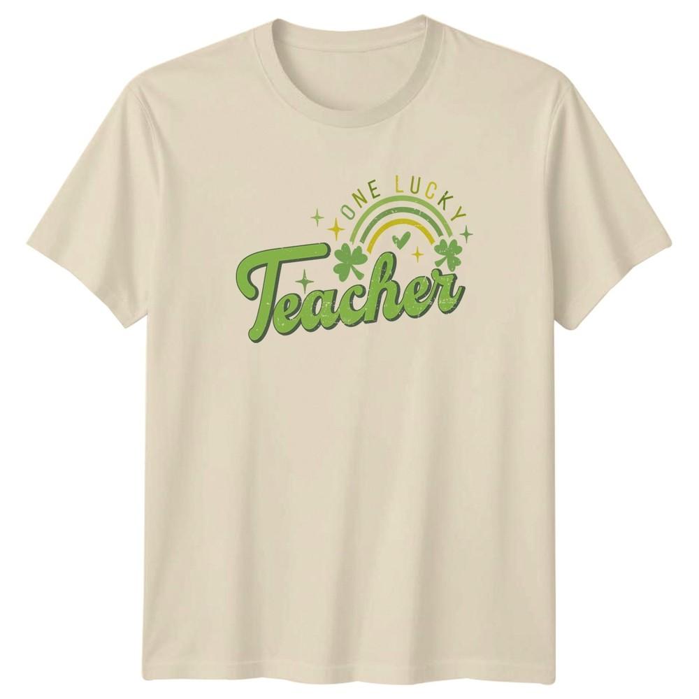 One Lucky Teacher TShirt St Patricks Day Education