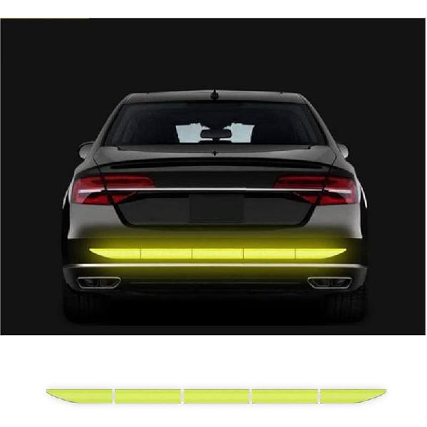 Car Trunk Reflective Sticker, Strong Reflective Anti-Scratch Waterproof Adhesive Stickers for Safe Driving, Universal for Most Cars/SUVs/Pickup