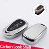 Карбоновый узор из ТПУ с 4 кнопками, чехол для автомобильного ключа для Chevrolet Chevy Malibu Camaro Cruze Traverse Spark Equinox Sonic Volt Bolt