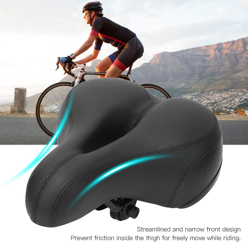 Мягкая подушка для сиденья велосипеда, водонепроницаемая, удобная замена седла велосипеда с дождевиком