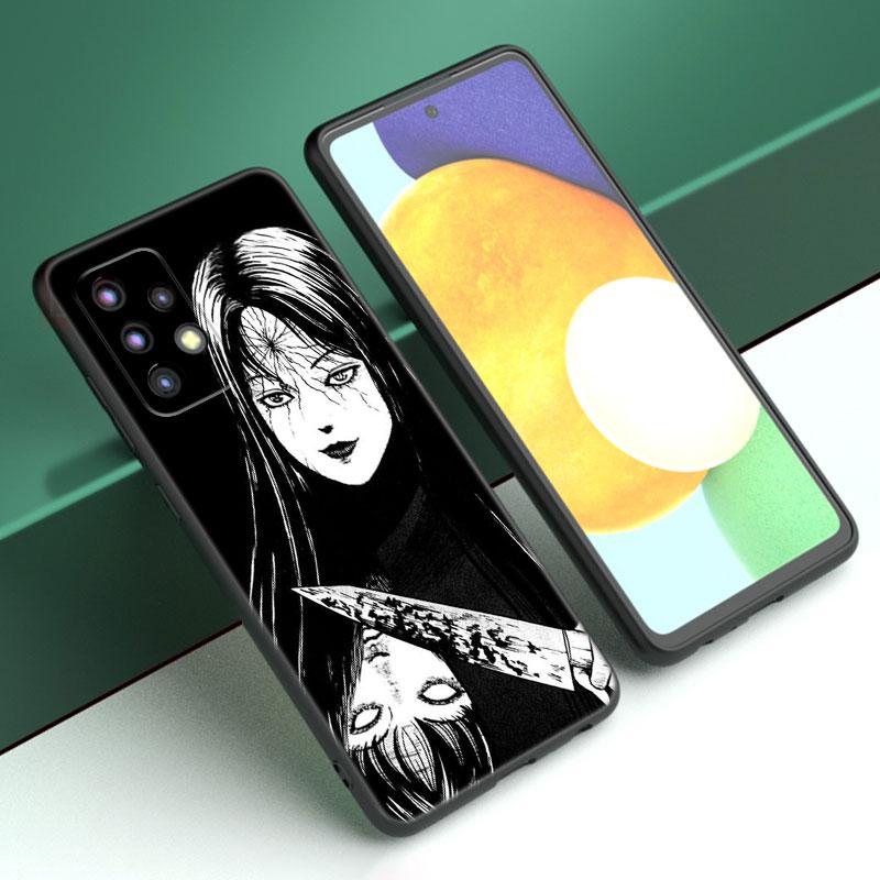 Чехол для телефона с изображением японской манги ужасов для Samsung A13 A22 A24 A32 A23 A25 A34 A35 A52S A53 A54 A55 A73 A12 A14 A15 A31 A33 A50 A51