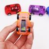 Toy Car Candy Color Transparent Plastic Cute Mini Pull Back Car Model for Children Kids