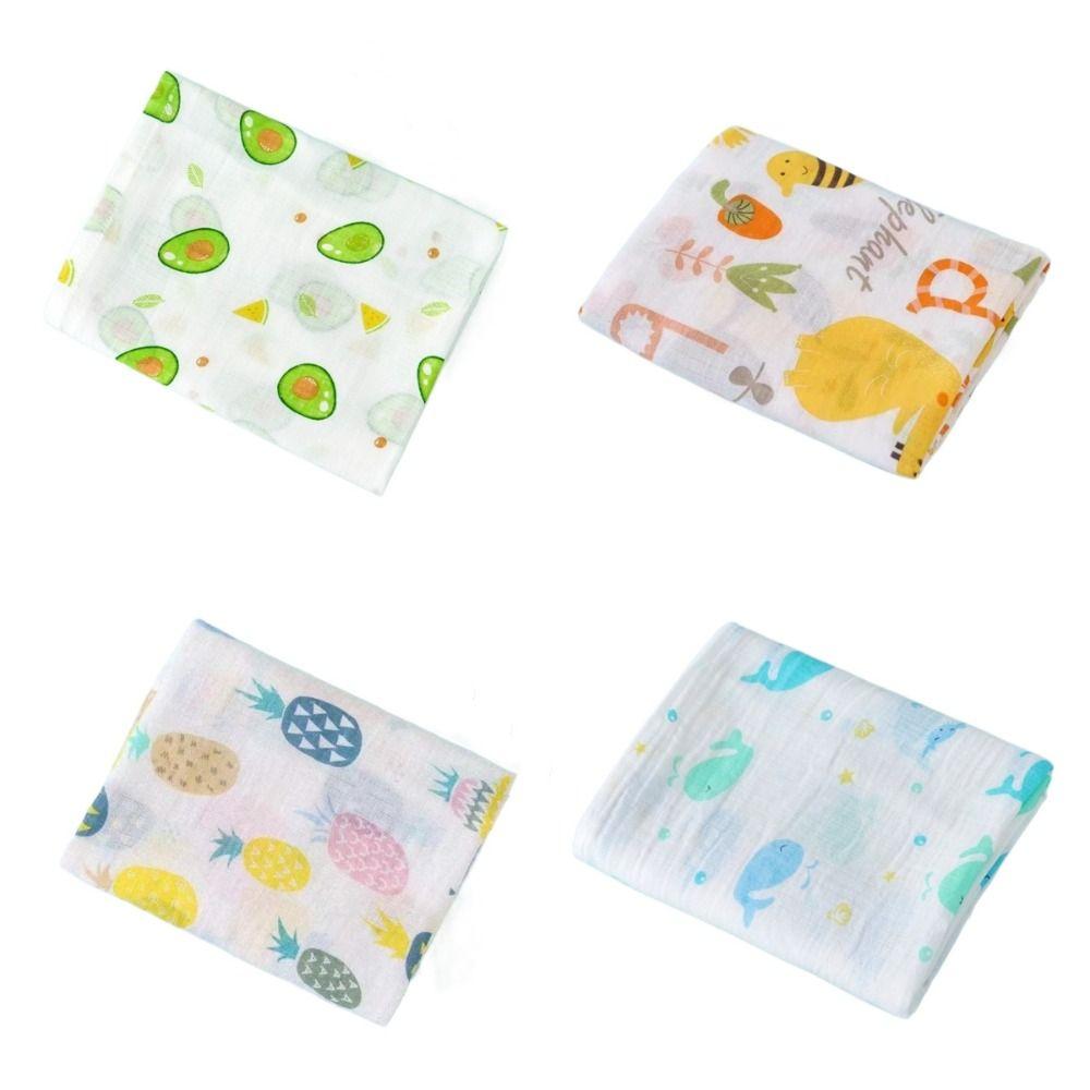 2 Layer Newborn Blankets Cotton Kids Bath Towel New Baby Swaddle Blanket Summer