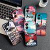 Осака Токио Япония Пейзажи Мягкий чехол для телефона для Xiaomi Poco X5 X6 X7 X8 Pro Max X3 F7 F8 Ultra M8 M7 M6 M5 Redmi 15 15C 14C 13C 12