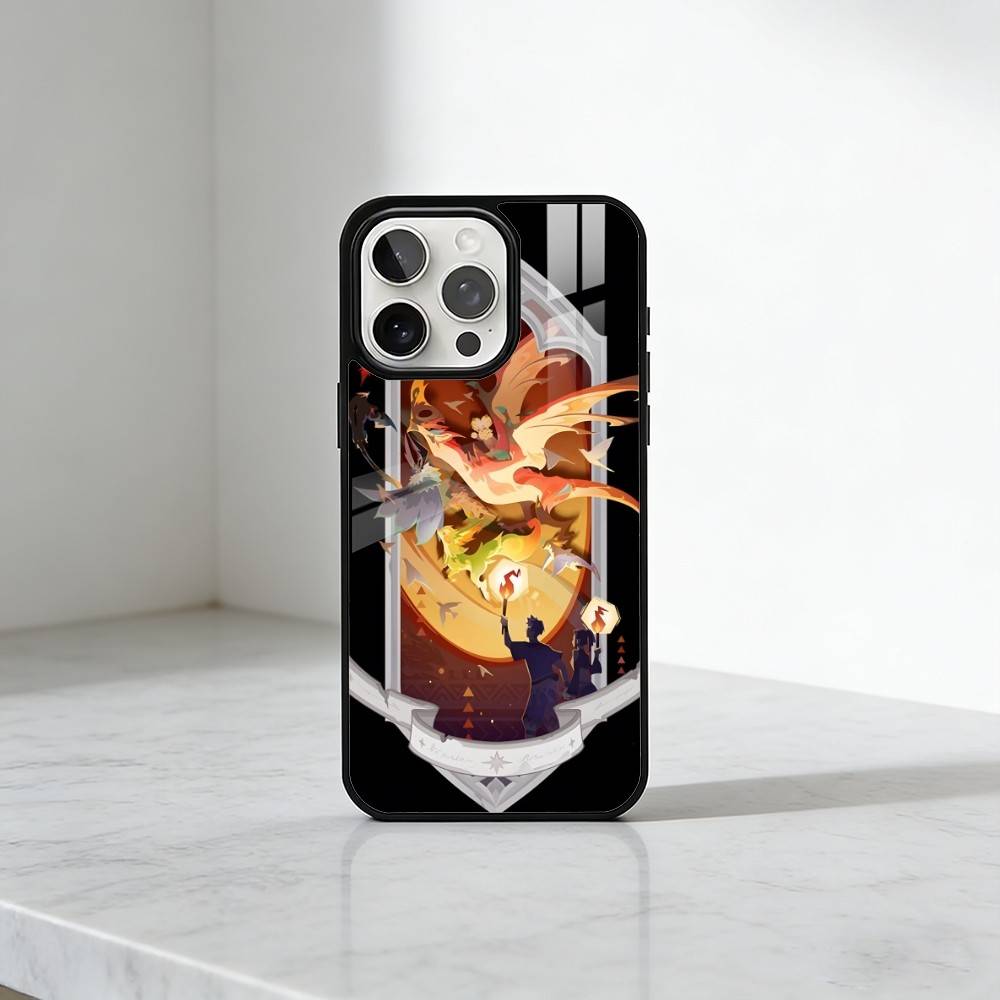 Чехол для телефона L-Lunar Arcanum Cards для iPhone 17, 16, 15, 14, 13 Plus, Pro Max Магнитный для беспроводной зарядки Magsafe