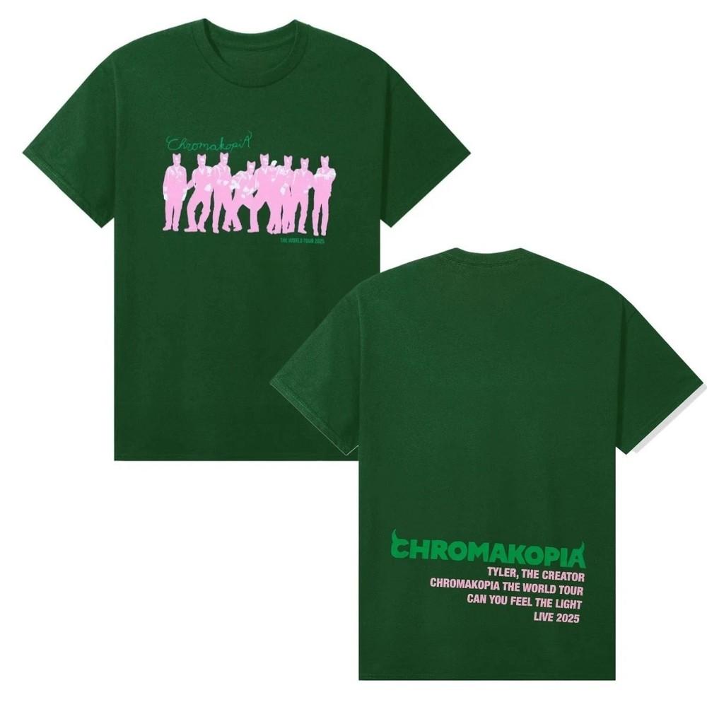 Tyler the Creator Chromakopia The World Tour 2025 Merch Tshirt 2 sided S3XL