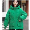 Padded Jacket Women's Loose Hooded Padded Jacket Loose All-match Thick Warm Jacket
