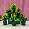 6 Packs Fake Plants Small, Mini Artificial Plants Indoor For Home Farmhouse Bathroom Shelf Décor