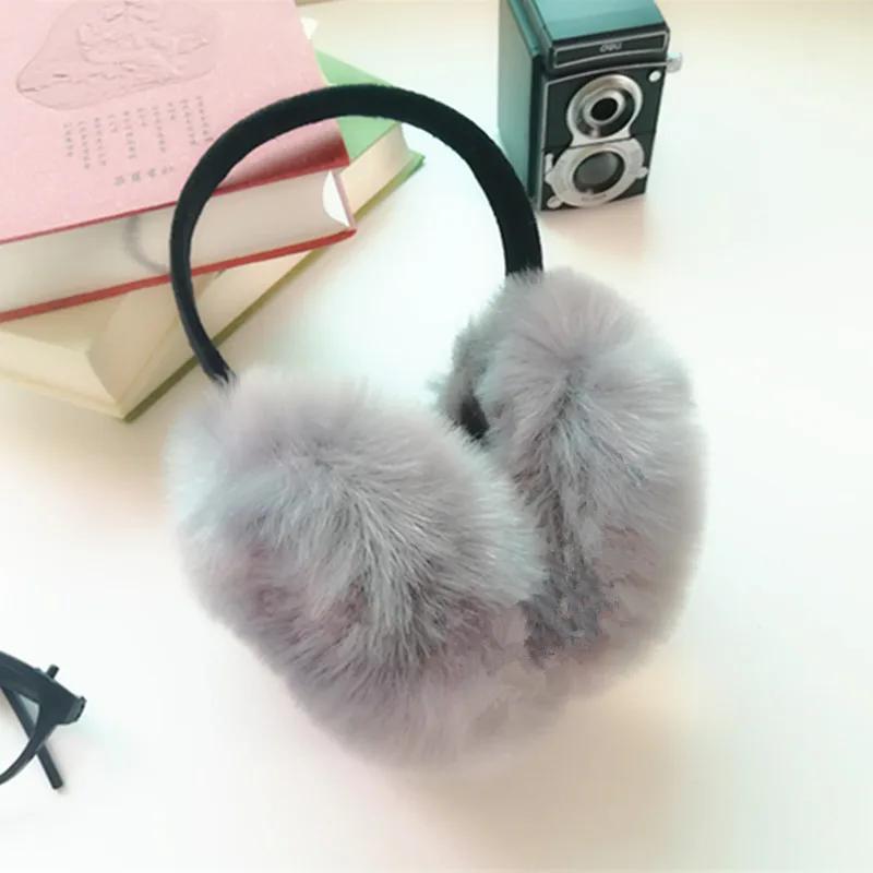 Унисекс наушники из искусственного меха толстые меховые зимние утеплители для ушей плюшевые наушники расширяемые для детей и взрослых наушники-единороги