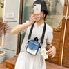 Холщовая сумка женская сумка через плечо корейская версия женская сумка милая детская сумка через плечо маленькая квадратная сумка