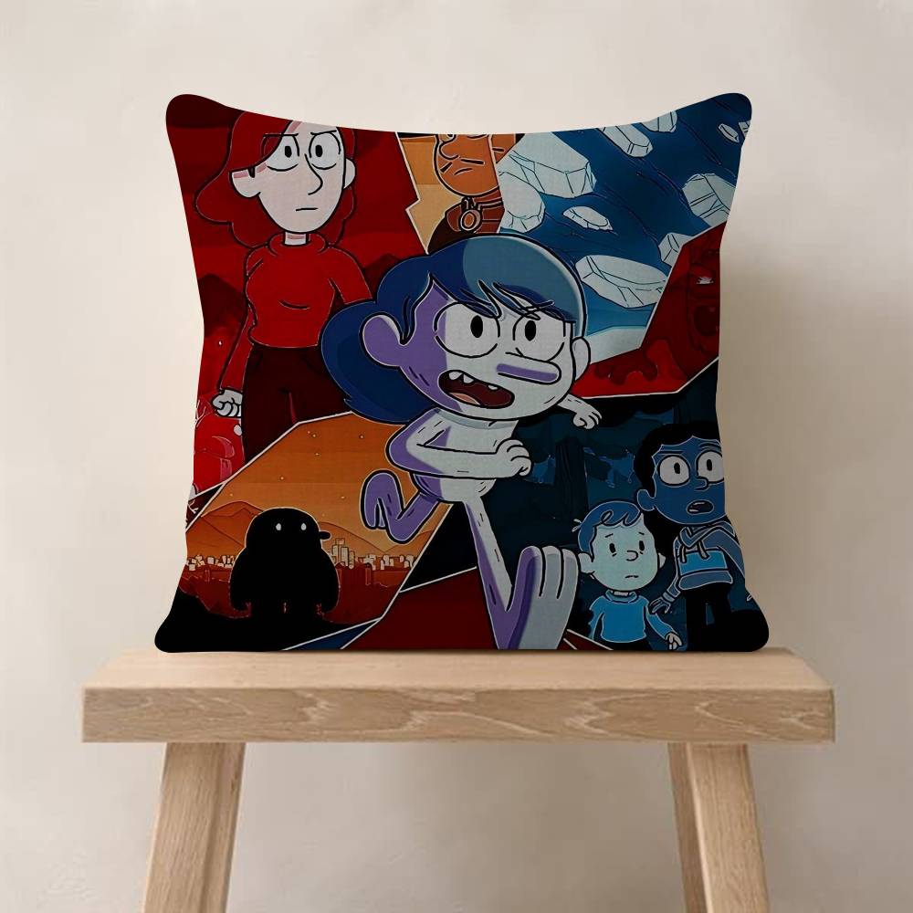 1PC Cartoon HHilda Cushion Cover Inches Farmhouse Decor Home Throw Pillow Covers For Couch Decorations