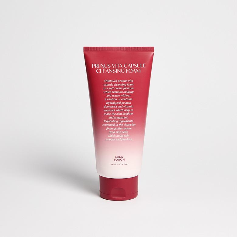 MILK TOUCH Prunus Domestica Vita Capsule Cleansing Foam (150ml)