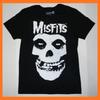 Рок-группа Misfits Классический Череп С Логотипом Черная Футболка Новая Унисекс Футболка