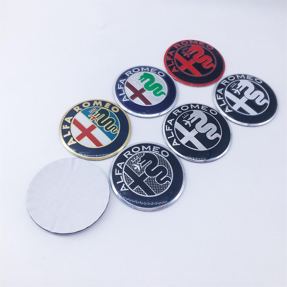 For Alfa Romeo 2026 Hot Sticker 1pcs 40mm 50mm 56mm 74mm For Alfa Romeo Giulietta GT 147 156 Car Front Grill Emblem Covers/Cente
