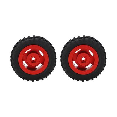 Набор из 2 шт. 50-мм Диск Колеса Резиновая Шина с 4 Отверстиями для AXIAL SCX24 1 24 RC Автомобиля Запчасти для Модернизации