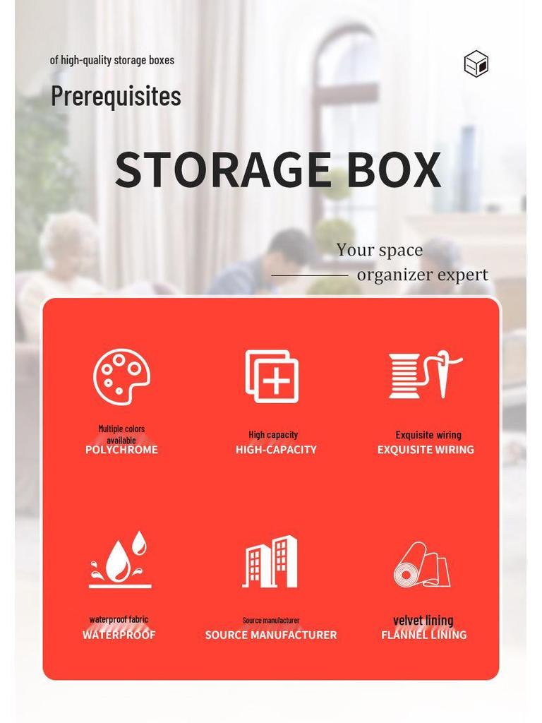 Магнитная коробка для хранения карт из ПУ кожи - Горячая красная рекомендация для карт