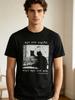 Larry Is Calling Cat Tshirt Funny Black Cat Phone Gift Viral Cat Calling Tee Internet Culture Shirt Cat Lover Humor Apparel
