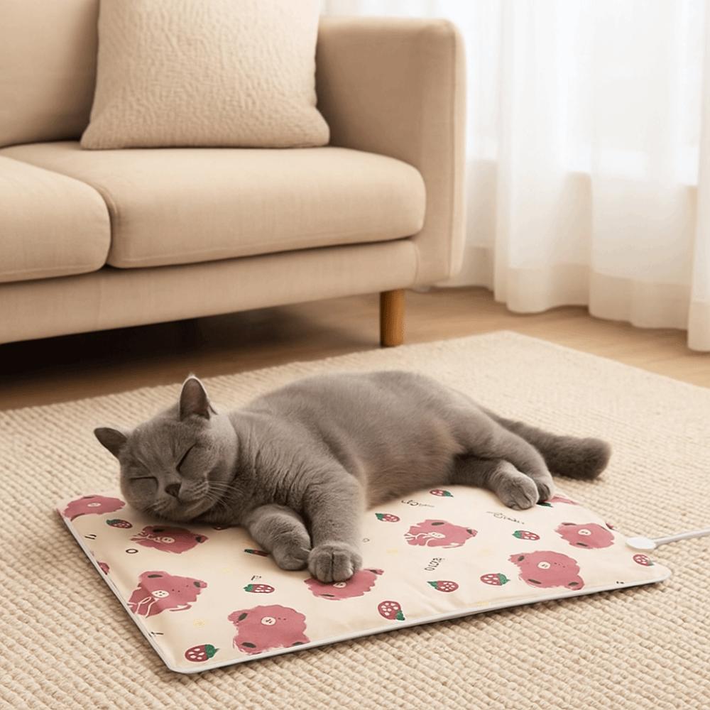 Adjustable Temperature Dog Heating Pad Waterproof Cat Heated Mat Blanket Winter Pet Heater  Indoor