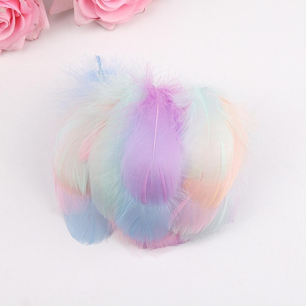 100pcs Natural Swan Feather Plume 7-12cm Dream Catcher Feathers Goose Feathers for DIY Craft