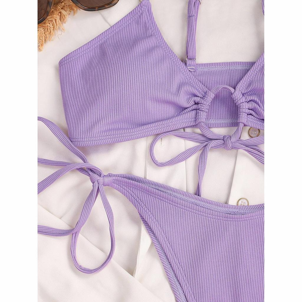 Микро бикини, сексуальный комплект бикини, женский купальник с пуш-ап, женский однотонный купальный костюм, купальники для женщин, купальные костюмы, пляжная одежда